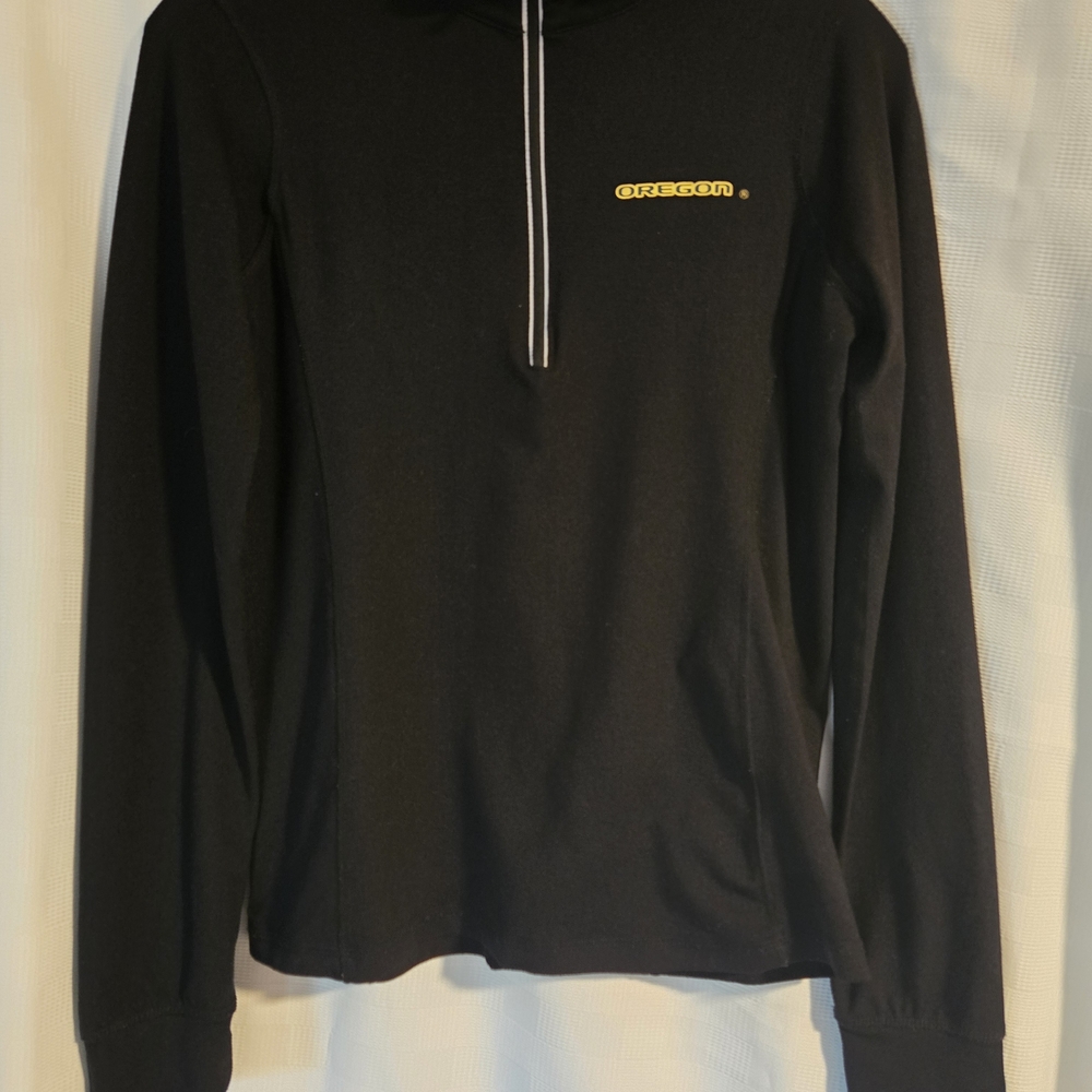 Colosseum Black Long Sleeve with Purple Logo